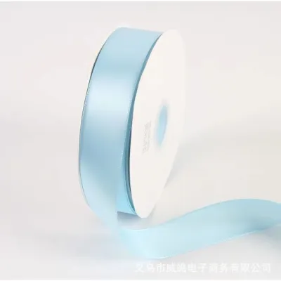 Light Blue 5 Yards High Quality Satin Ribbon High Quality (0.6cm 1cm 2cm 4cm 5cm)