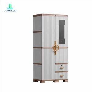 LEMARI PAKAIAN PLASTIK OLYMPLAST OTC LUXURY 2 PINTU [OLYBOX]