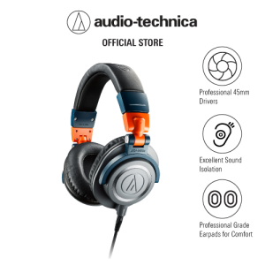 Audio-Technica ATH-M50X LAB  Wired Studio Monitor Headphones – 45mm Large-Aperture Drivers Extended Frequency Range Detachable Cables and Superior Sound Isolation