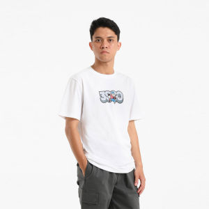 3Second Kaos Pria Lengan Pendek Regular Fit Katun Logo Script Moving 701124