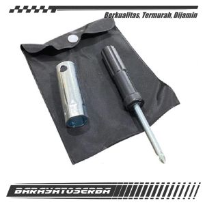 Toolkit Kunci Konci Busi Obeng Plus Minus Honda All Bebek & Matic Beat Scoopy Spacy Vario PERKAKAS MOTOR TERMURAH