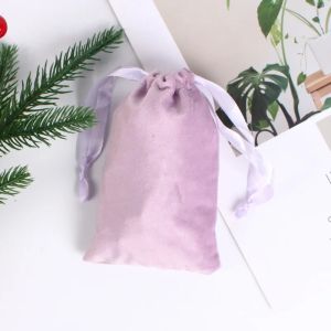 StoBag 50pcs Velvet Flannel Bags Small Jewelry Gift Drawstring Storage Packaging Dustproof Portable Pocket Organizer Pouches2026