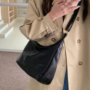 Mulon vintage crossbody bag for women 2026 new trendy Korean version tote bag versatile large-capacity shoulder bag