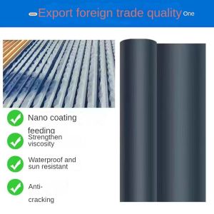 High Temperature Resistance WaterproofTape Aluminum Foil Thicken Butyl Tape WallCrack Roof Duct Repair Adhesive high moreviscous and longer lasting high temperatureresistance.