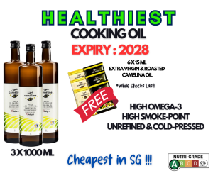 2028 Expiry!! 1L Signe Cameline Award Winning Camelina Oil / Healthiest Cooking Oil /Rich in Omega-3 & Vitamin-E/ Expiry: Nov-2025