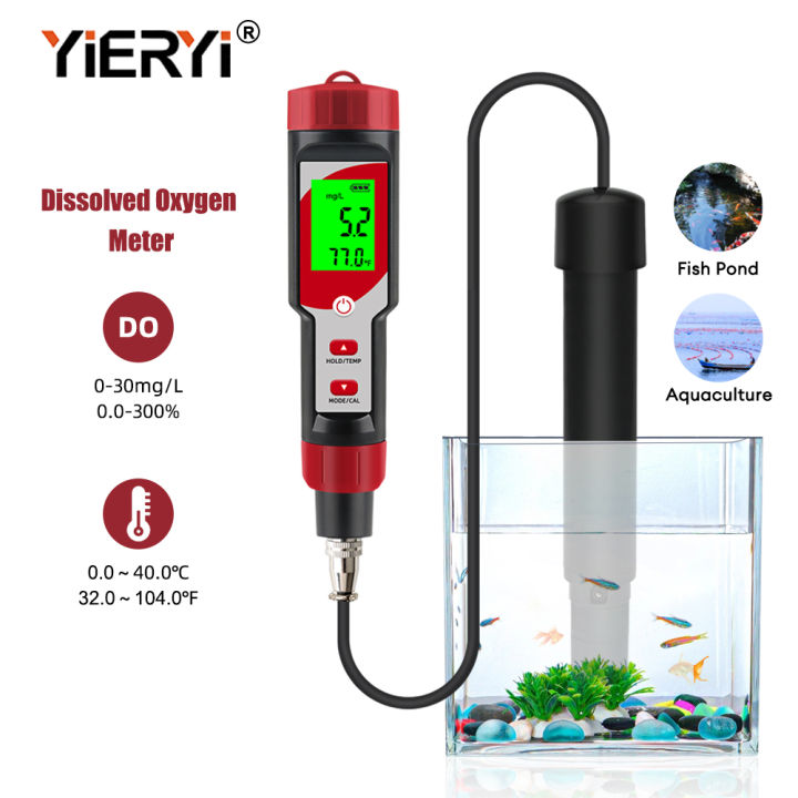 Yieryi Digital Dissolved Oxygen Meters Digital&DO Meter with ATC ...