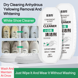 White Shoe Cleaner No-wash Dry Cleaning Foam Decontamination Matte Shoes Leather Sneakers Care