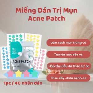 MIẾNG DÁN MỤN HYDROCOLLOID COMBO 2 GÓI 80 MIẾNG | ACNE PATCH NGÔI SAO SIÊU MỎNG CHE PHỦ NỐT MỤN BÁM CHẮC