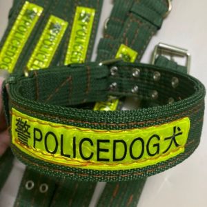 vòng cổ chó dù PoLice cao cấp hàng nước ngoài 4 size cho chó dưới 45kg