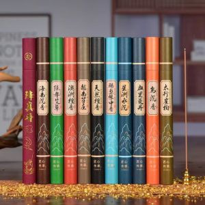 11Pcs/Box Natural Joss Sticks Incense Burner Sandalwood Wormwood Agarwood Incense Sticks Holder 天然线香 檀香 艾草 卧香 室内香薰 安神助眠 驱蚊驱虫