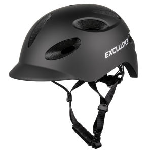 EXCLUSKY Rechargeable USB LED Road Cycling Bicycle Bike Helmet For Men And Women Size M L With CE And CPSC Certification