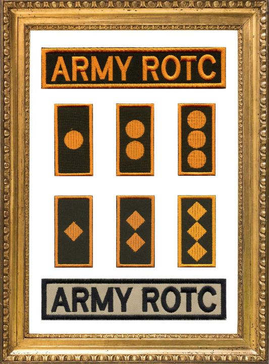 Rotc rank patch with velcro pair 2 pieces lazada ph