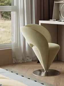 FFBH Modern Simple Makeup Stool Luxury Bedroom Dressing Room Rotatable Stools Colors Creative Interior Home Furniture R3K9L