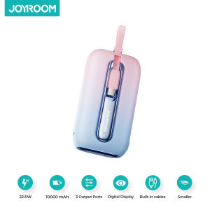 JOYROOM L012 Colorful Mini Powerbank 10000mAh 22.5W with Dual Cables