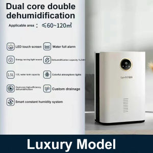 Máy hút ẩm Máy sấy cầm tay tiếng ồn thấp 1.5L 60W Máy sấy cầm tay chống nấm mốc Thiết bị làm sạch cầm tay Máy sấy không khí siêu im lặng Máy hút ẩm