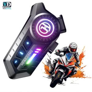 [Uetech]ชุดหูฟังบลูทูธสำหรับหมวกกันน็อคมอเตอร์ไซค์พร้อมไมโครโฟนในตัวและเสียงคมชัดสำหรับการสื่อสารปลอดภัย