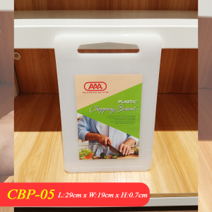 Plastic Chopping or Cutting Board  with Hole hanger / Durable / Affordable / Light weight / White