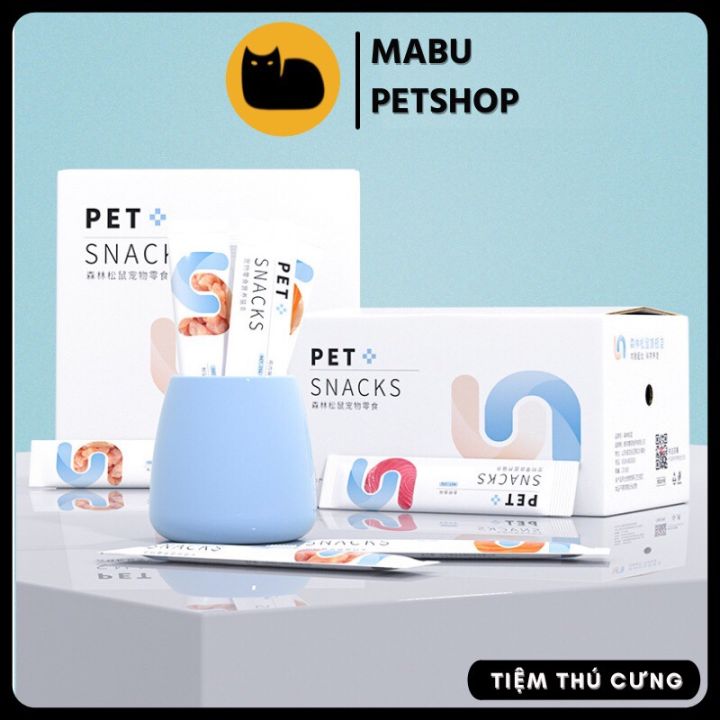 Súp thưởng PET SNACKS 15g bổ sung dinh dưỡng-Thức ăn cho mèo