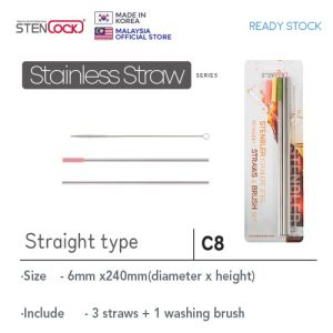 STENLOCK Stainless Straw - Straight / Curve