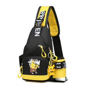 MOUSSON  กระเป๋าสะพายข้างเด็กกระเป๋าคาดอกลายการ์ตูน