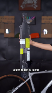 Phổ xe đạp chắn bùn có thể tháo rời độ bền nhựa Bắn xe đạp bảo vệ cho đi lại phụ kiện