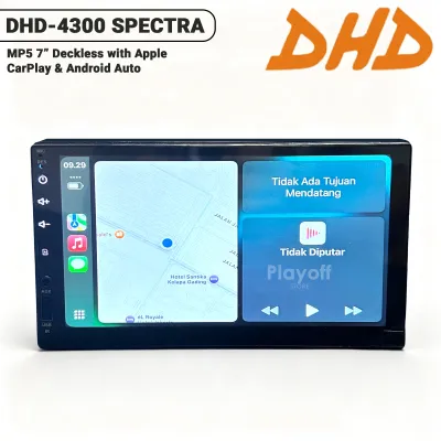 Head Unit Body Short MP5 TV Mobil Bluetooth DHD 4300 7 inch Full Glass MIRORLINK DHD 7 inch DHD 4300 Slim