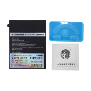 1Pack Ice Version Esptiger Mouse Feet Sticker Mouse Glide Curve Edge for DeathAdder V2/V2 Pro/V3 Pro/Basilisk V3 Pro