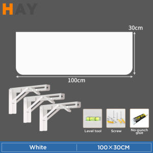 Wall Mounted Foldable Table With Bracket Floating Table / Meja Lekat Dinding Wall Rack Meja Lipat Wall Table Dinding Dressing/Study Table
