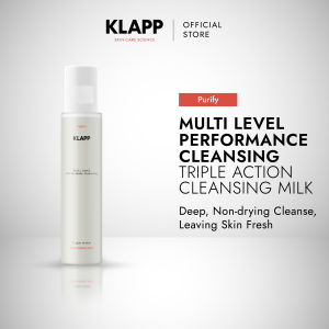 KLAPP Multi Level Performance Cleansing Triple Action Cleansing Milk 200ml/500ml Deep Cleanser For Sensitive Skin