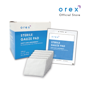 OREX Sterile Gauze Pad / Gauze Swab / Gauze Sponge - 4x4 5s - 1 box (100 pcs)