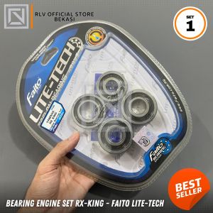 BEARING LAHER MESIN KOMPLIT RX KING RXKING FAITO LITE TECH ENGINE BEARING SET