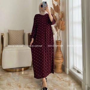 DASTER KEKINIAN MOTIF TANGAN 3/4 DRESS LENGAN