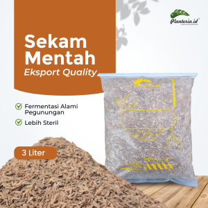 Media Tanam Sekam Fermentasi Alami Siap Pakai Pengunungan By Planteria.id