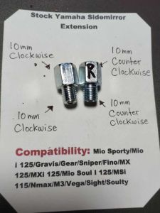 Yamaha Stock Sidemirror Extension Adaptor(PAIR left & Right)