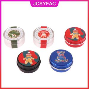 JCSYFAC Hộp quà tặng kẹo bánh quy giáng sinh thu nhỏ Nhà búp bê 1:12 hộp thiếc Mô hình đồ chơi trang trí cảnh sống gia đình