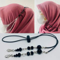 PAKET 2 PCS STRAP MASKER 2 IN 1 PREMIUM DENGAN PENGAIT BESI STRAP MASKER KONEKTOR TALI PENGAIT MASKER KALUNG MASKER SERUT. 