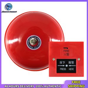 Winnereco Fire Emergency Alarm with Loud Metal Siren for Home and Office Fire Safety and Control