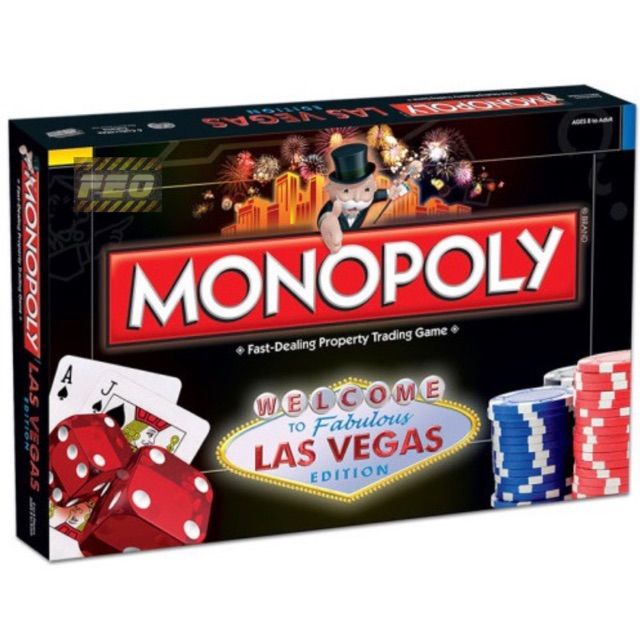 Malaysia Stock FEO Monopoly Traditional Board Games Las Vegas Edition