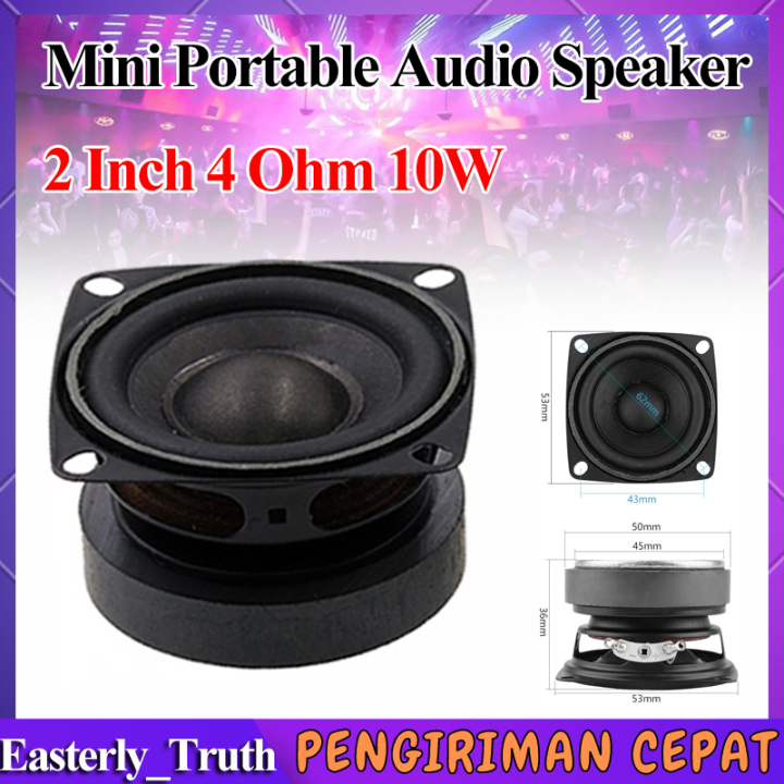 DIY Inch Loudspeaker Mini Portable Audio Speaker Ohm 10W