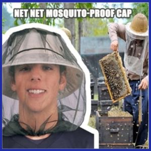 Head Net Cover Mosquitoes Hat Net Fly Insect Head Net Outdoor Fishing Face Protection Cover Bug Mesh