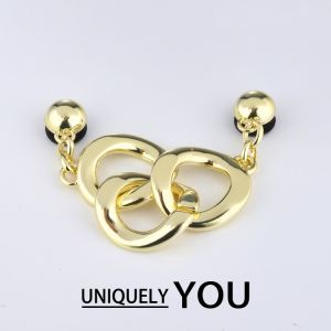 Metal shoes charm cross charms metal Necklace Shoe Buckle Rainbow Necklace Fashion Shoe Accessories