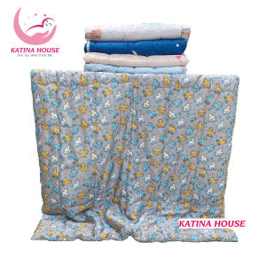 Chăn mền cho bé đi học Katina House chất vải Tencel mềm mại thoáng mát cho bé 1-15t