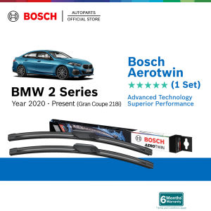 Bosch Aerotwin Plus Wiper Set for BMW 2 Series Gran Coupe 218i F44  year 2020 present 26"/17"