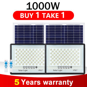 Original 3000W Solar Light Outdoor Led Light Solar Flood Light Waterproof Street Light With Panel With Remote Control