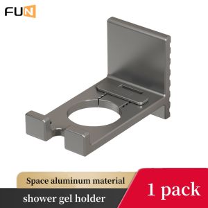 Shower Gel Shelf Perforation-Free Detergent Hanger Bathroom Shampoo Rack Gray Toilet Hand Sanitizer Wall Hanger