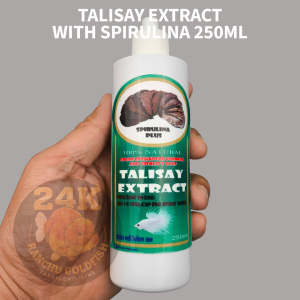 TALISAY EXTRACT WITH SPIRULINA 250ML NATURAL WATER CONDITIONER & COLOR ENHANCER FOR BETTA GOLDFISH & AQUARIUM FISH