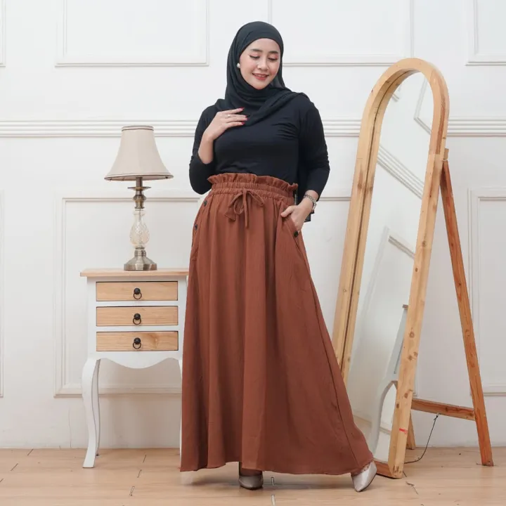 Rok%20payung%20Crinkle%20Premium%20Pinggang%20Karet%20Dan%20Tali%20Ada%20Sakunya%20Kanan%20kiri%20standar%20Jumbo%20/%20Skirt%20Crinkle%20Crincle%20Kringkel%20Premium%20/%20Rok%20Korean%20Style%20/%20Rok%20kekinian%20-%20Image%205