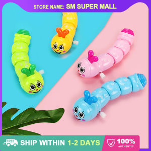 【No-battery Needed】Caterpillar Crawling Clockwork Toys Cute Cartoon Animal Educational Wind Up Toy Kids Favor