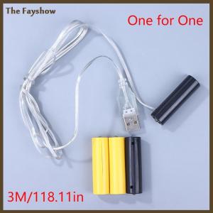 [The Fayshow] Cung cấp điện Adapter AA pin eliminators loại bỏ sự cần thiết phải thay thế pin thường xuyên cho cây Giáng sinh