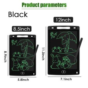 LCD Writing Tablet Drawing Pad Mainan Papan Tulis Anak Papan Tulis Belajar Anak Drawing Tablet 8.5 / 12 inch